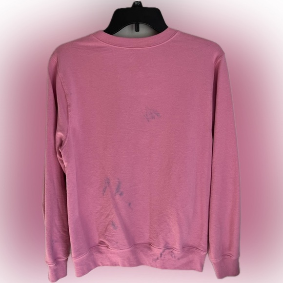BARBIE - Trendy! Comfy Barbie Malibu Pink Sweatshirt Long Sleeve Women Sz Small - Picture 5 of 6